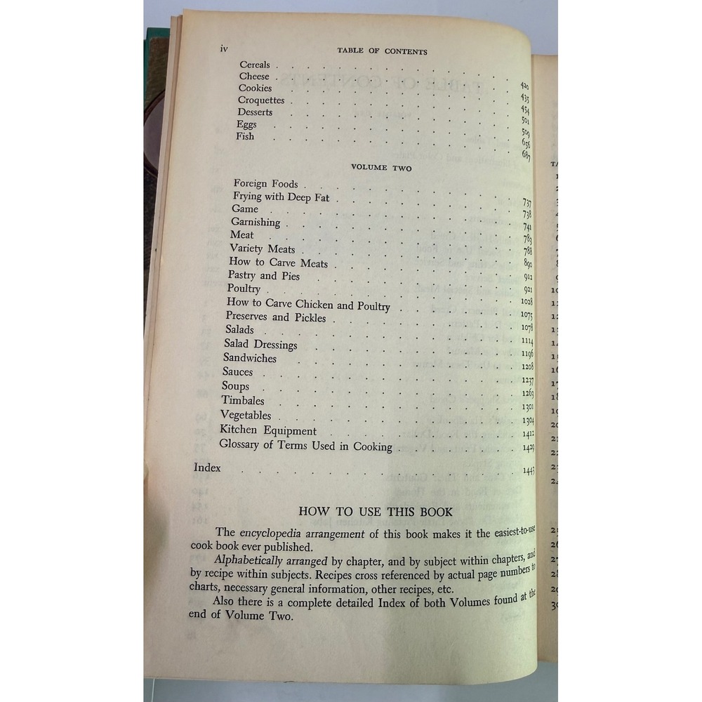 Vintage Meta Given's Modern Encyclopedia of Cooking Vol 1 & 2 Cookbook Set 1950s - Picture 15 of 16